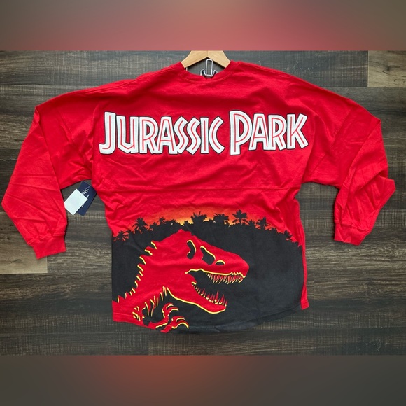Universal Studios Jurassic Park Spirit Jersey Longsleeve Adult Size Large
